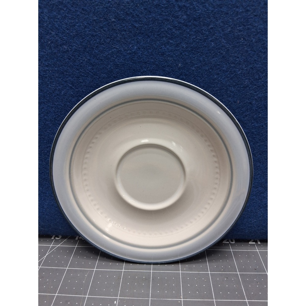 Crowning Fashion Saucer Cream Blue Rim Johann Haviland Japan China‎ Replacement